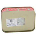 Sharla Fults Happy Holidays Christmas Tree Tin - Striped Border
