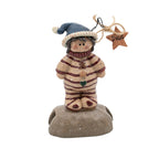 Crazy Mountain Christmas Child Figurine - Striped Pajamas and Star Tag