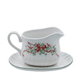 Corelle Coordinates Callaway Holiday Gravy Boat With Underplate