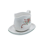 Corelle Coordinates Callaway Holiday Gravy Boat With Underplate