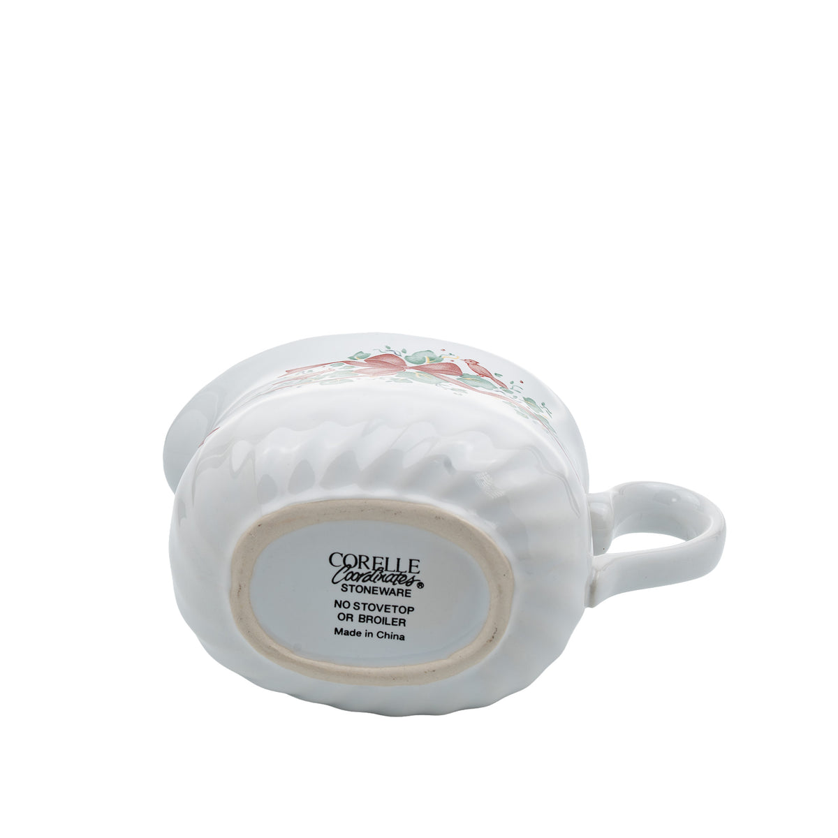 Corelle Coordinates Callaway Holiday Gravy Boat With Underplate