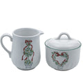 Corelle Coordinates Callaway Holiday Creamer & Covered Sugar Bowl Set