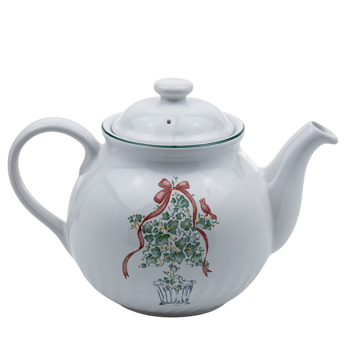 Corelle Coordinates Callaway Holiday Teapot with Lid