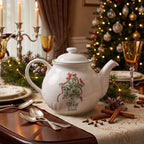 Corelle Coordinates Callaway Holiday Teapot with Lid