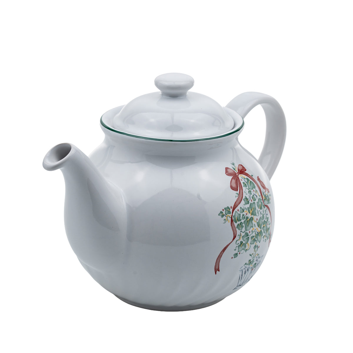 Corelle Coordinates Callaway Holiday Teapot with Lid