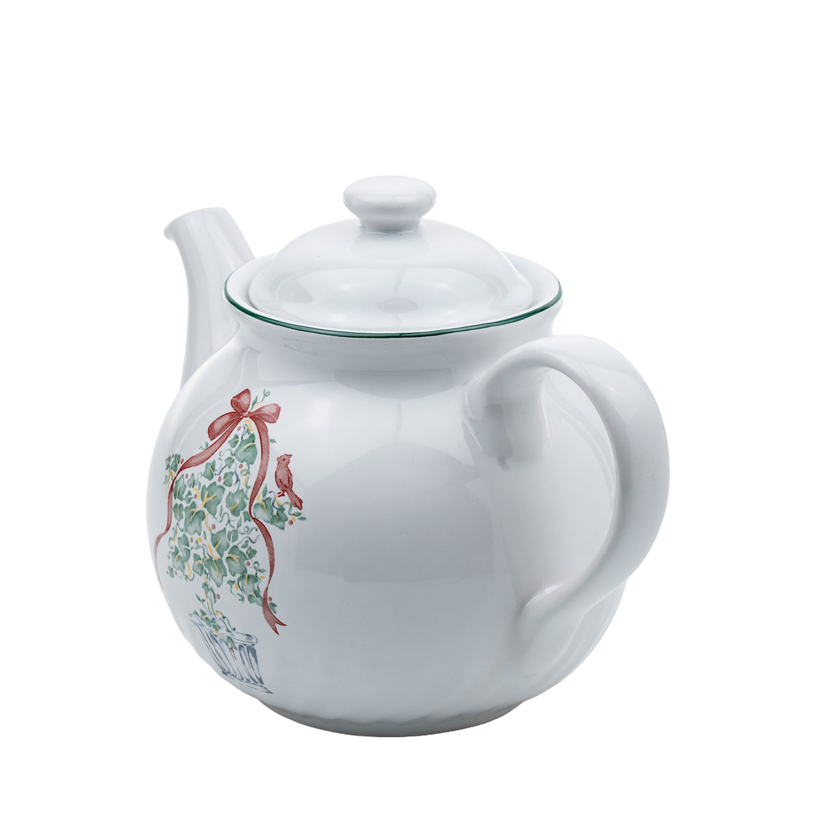Corelle Coordinates Callaway Holiday Teapot with Lid