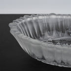 Mikasa Winter Dreams Oval Glass Basket - Frosted Woodland Scene