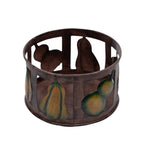 Pumpkin and Gourd Metal Container - Openwork Sides