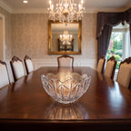 Mikasa Palais Crystal Serving Bowl - Scalloped Rim