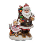 Eskimo Santa & Snow Baby Figurine - International Santa Claus