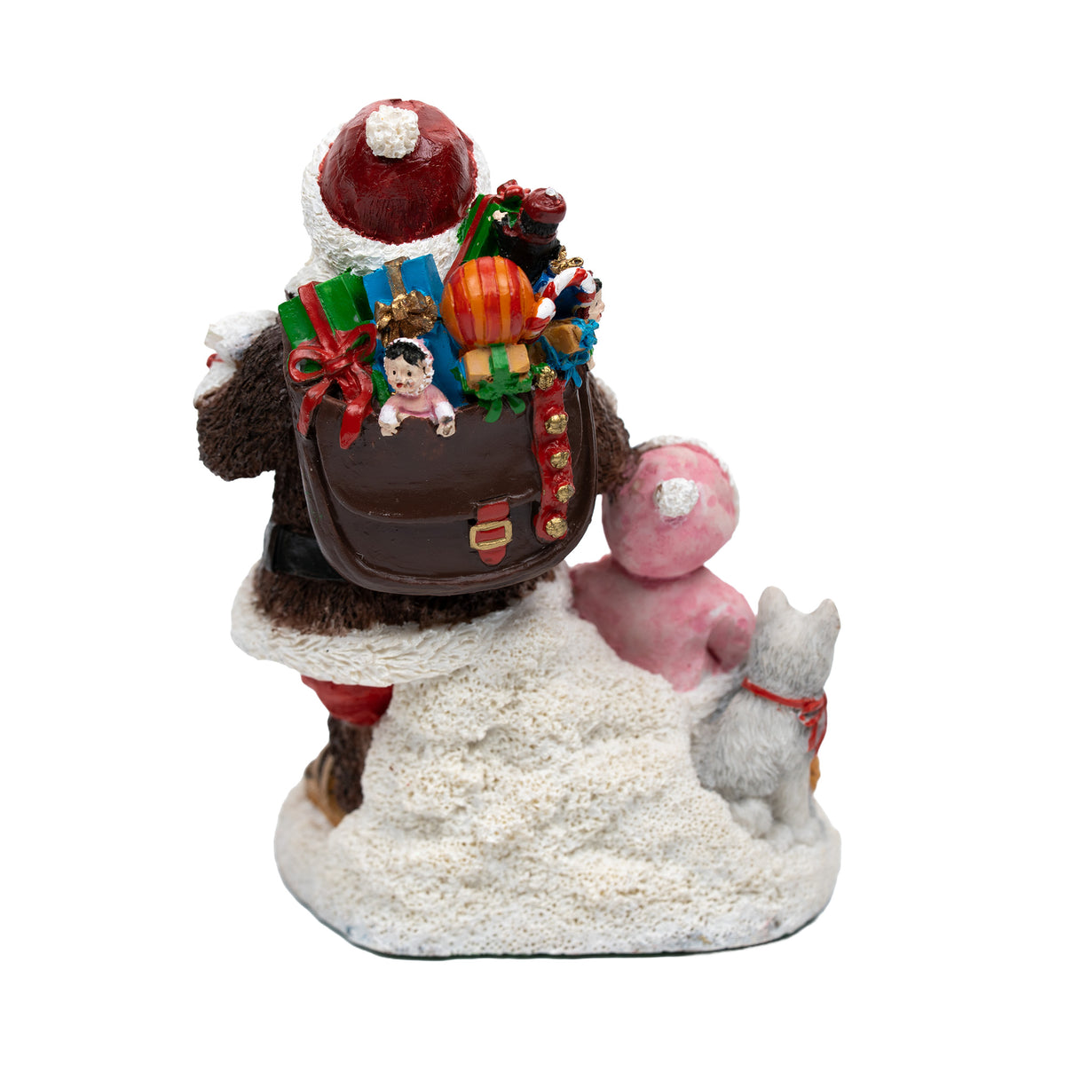 Eskimo Santa & Snow Baby Figurine - International Santa Claus