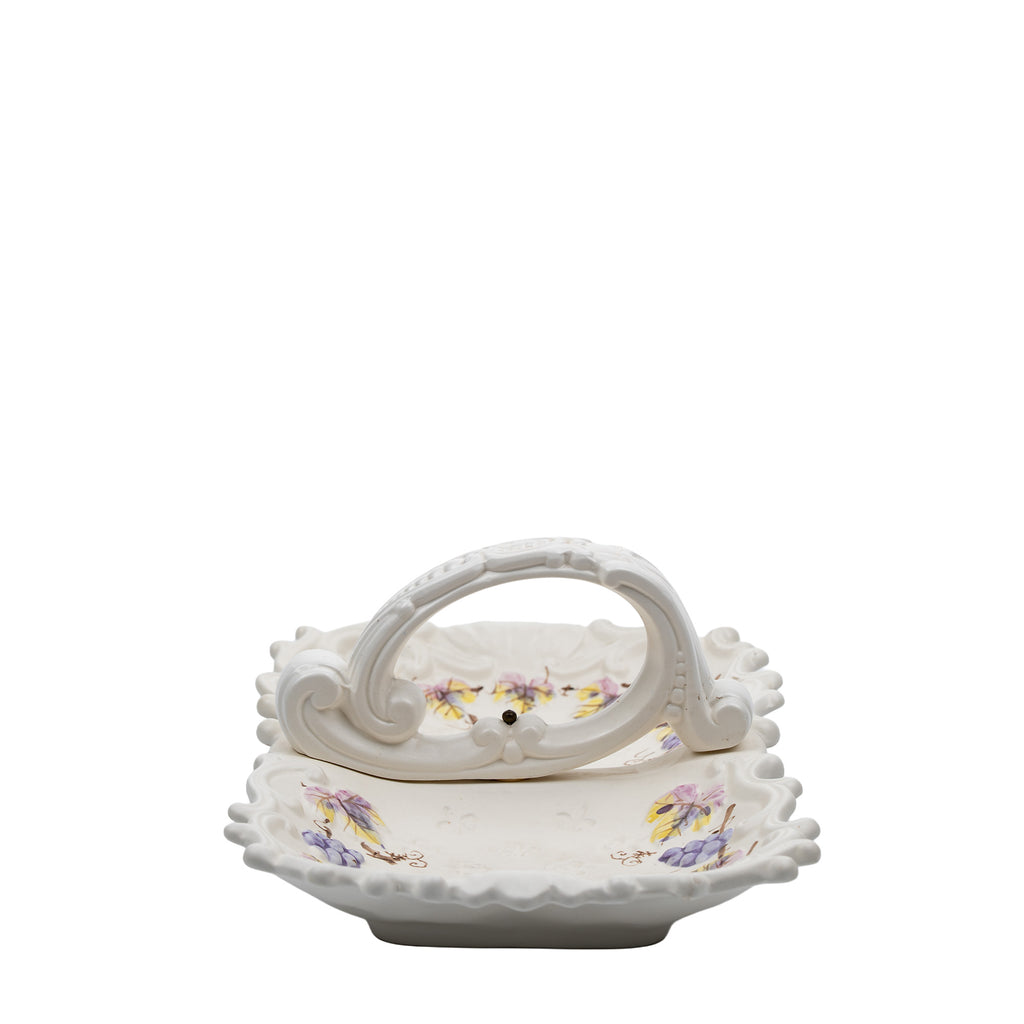 Lenwile Ardalt Divided Serving Dish - Grape Decoration