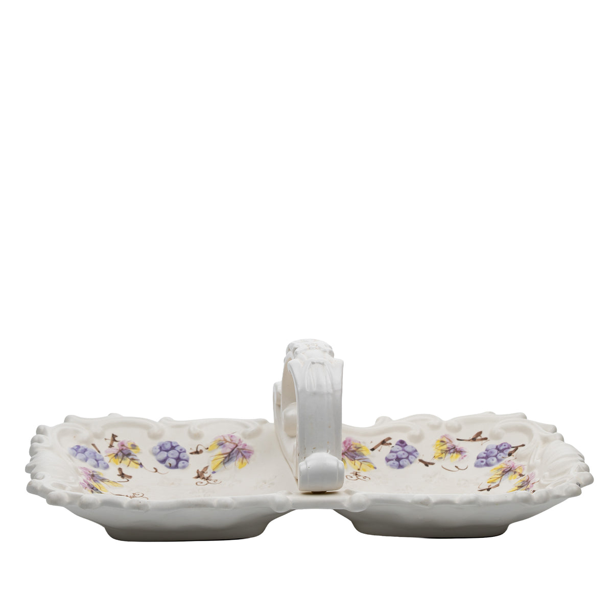 Lenwile Ardalt Divided Serving Dish - Grape Decoration