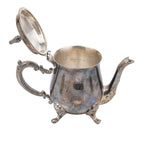Miniature Silver-Tone Tea Service - Three-Piece Set