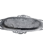 Teapot-Shaped Salt and Pepper Shaker Set - Ornate Oval Tray