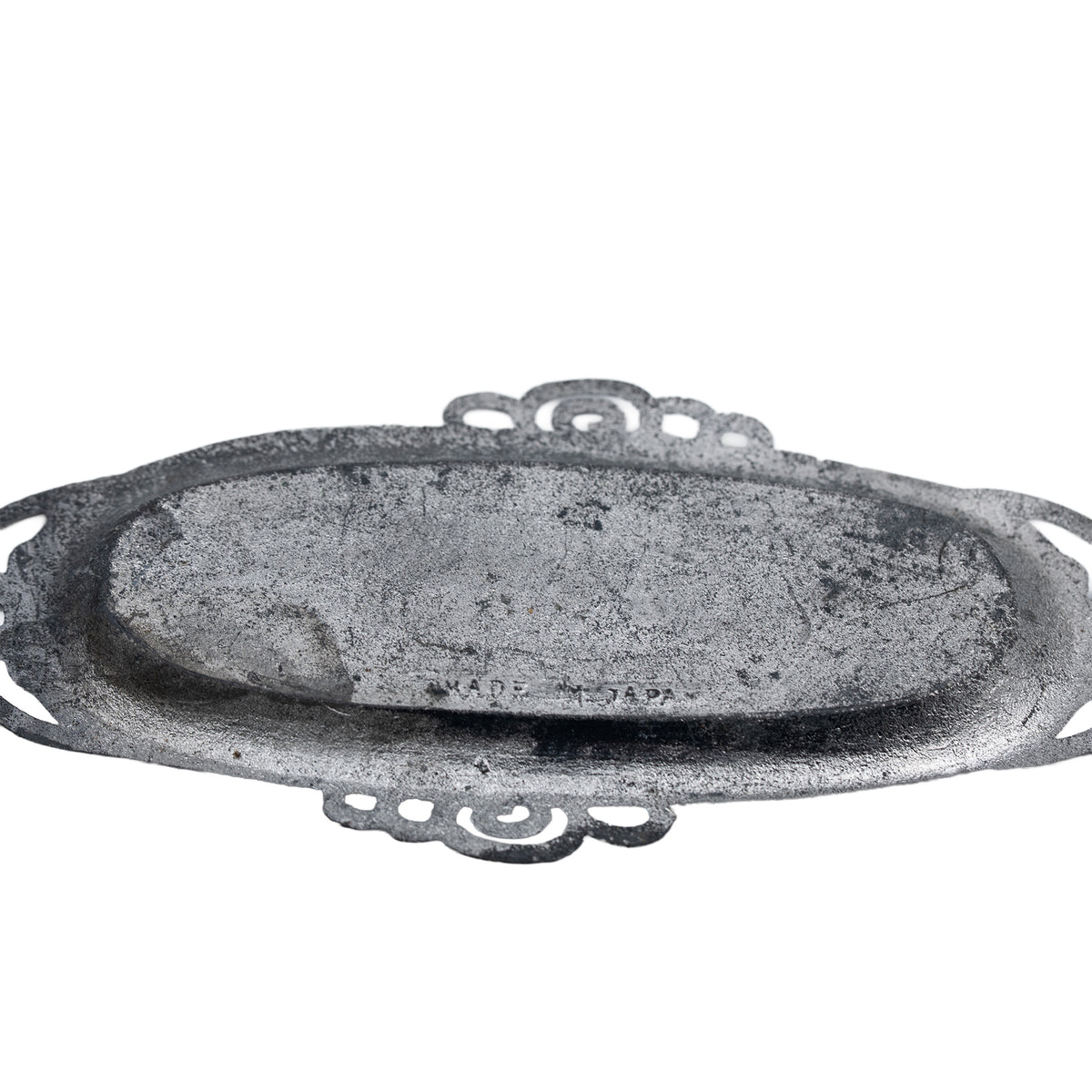 Teapot-Shaped Salt and Pepper Shaker Set - Ornate Oval Tray