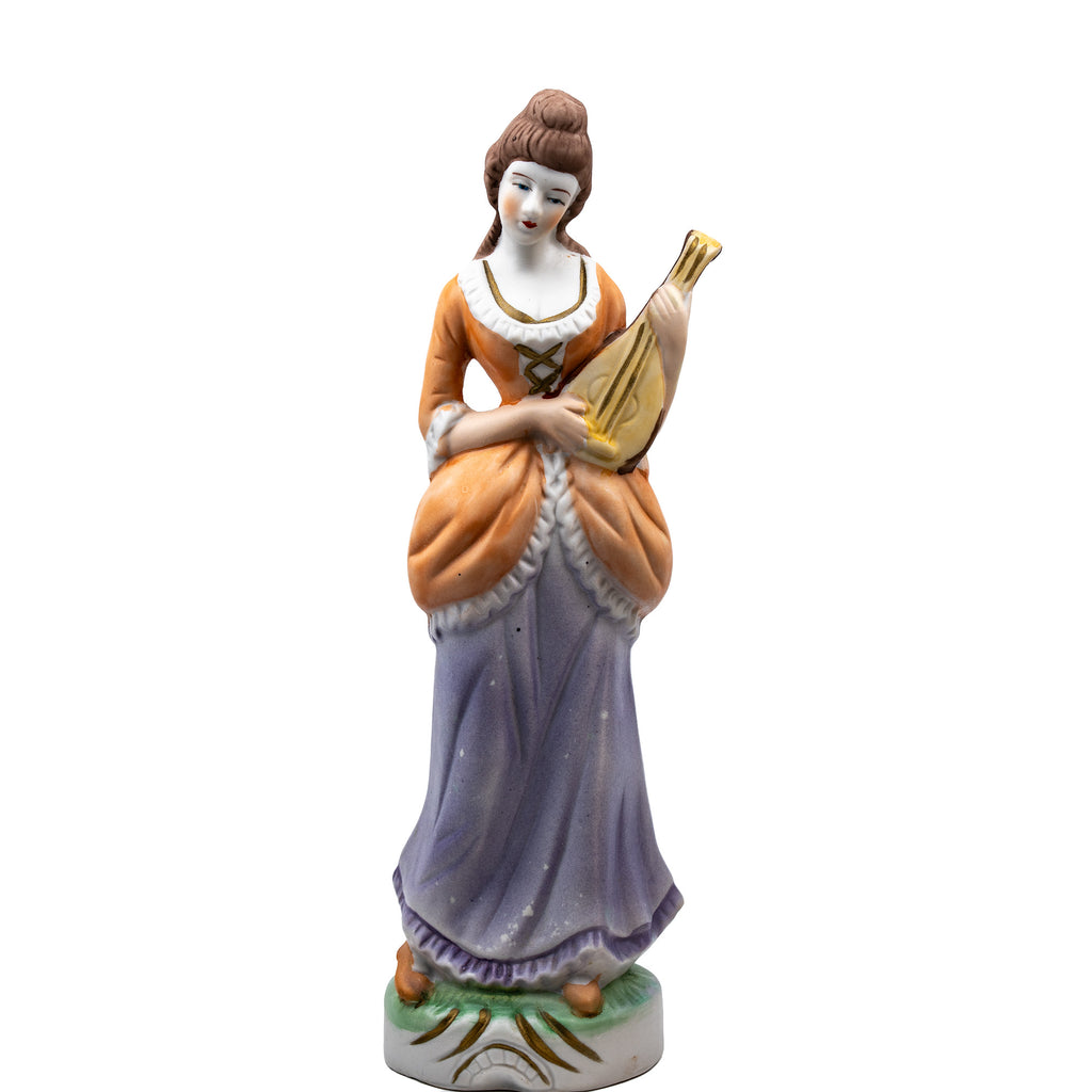Grand Piano Music Box & Bisque Musician Figurines Bundle
