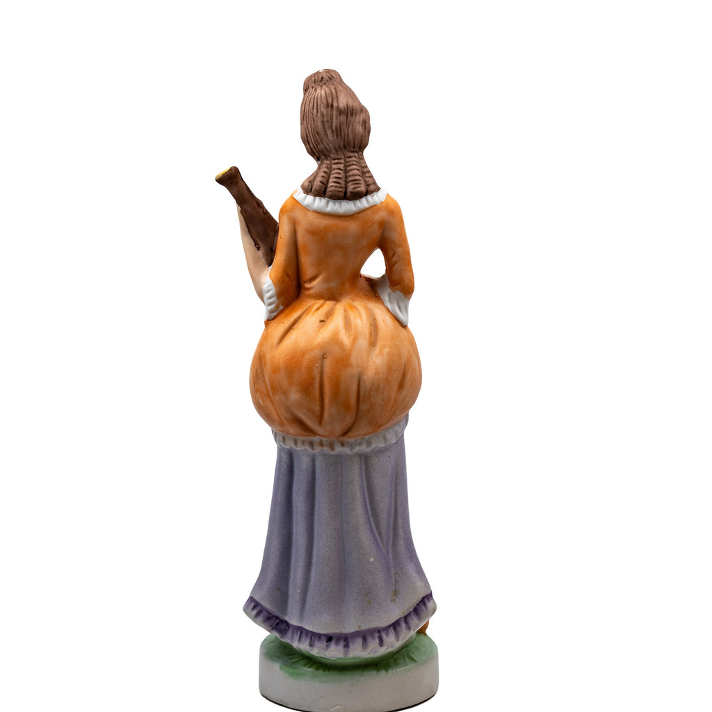 Grand Piano Music Box & Bisque Musician Figurines Bundle