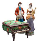 Grand Piano Music Box & Bisque Musician Figurines Bundle