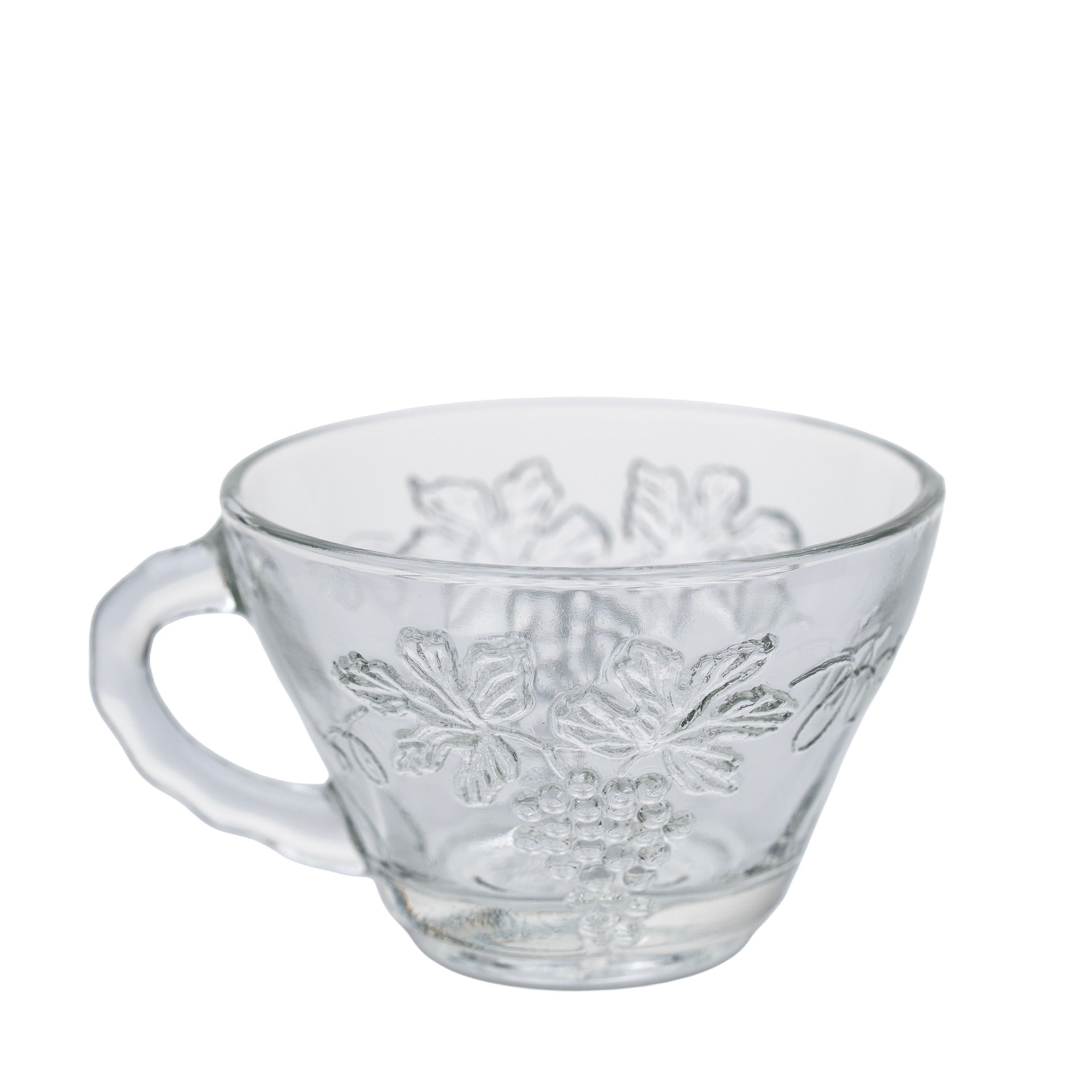 Anchor Hocking 'Grape' Pressed Glass Snack Set - 8‑Piece Serva‑Snack