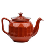 Hall China Teapot - Chinese‑Red Ribbed