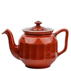Hall China Teapot - Chinese‑Red Ribbed