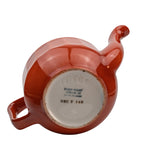 Hall China Teapot - Chinese‑Red Ribbed