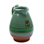 Green Glazed Terracotta Pitcher - Hand‑Thrown Studio Jug