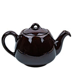 Chocolate Glazed Ceramic Teapot - Royal Canadian Art Pottery