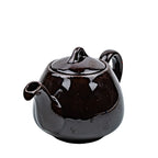 Chocolate Glazed Ceramic Teapot - Royal Canadian Art Pottery