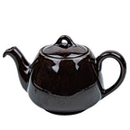 Chocolate Glazed Ceramic Teapot - Royal Canadian Art Pottery