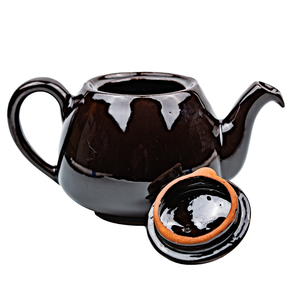 Chocolate Glazed Ceramic Teapot - Royal Canadian Art Pottery