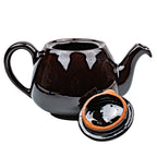Chocolate Glazed Ceramic Teapot - Royal Canadian Art Pottery