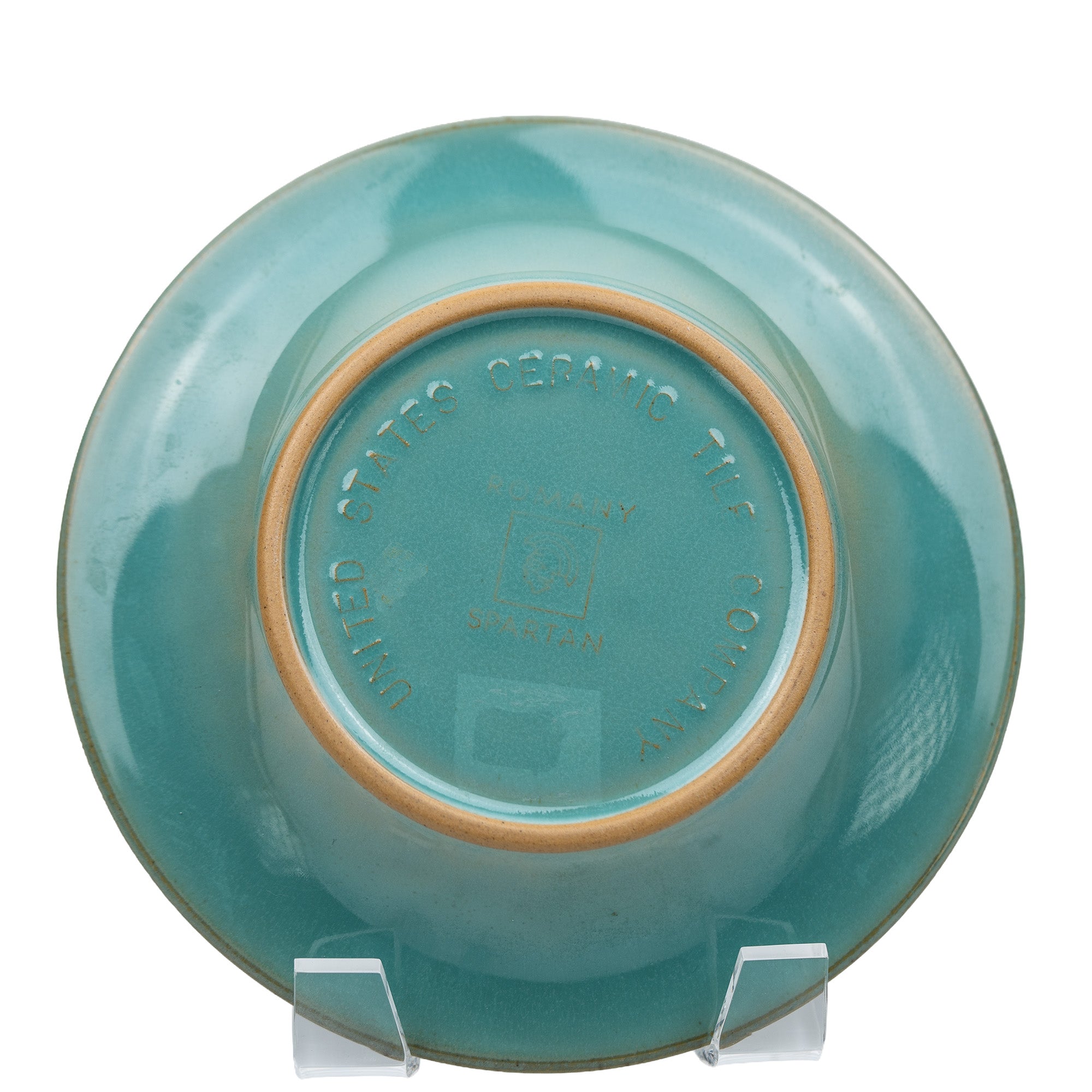 Romany Spartan Ceramic plates and Middleton mug - Turquoise Floral Motif