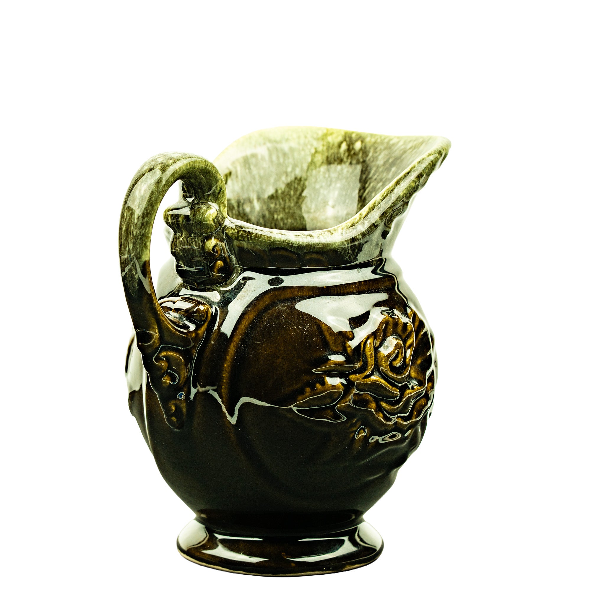 Ceramic Pitcher - Hull Pottery Rose Glaze