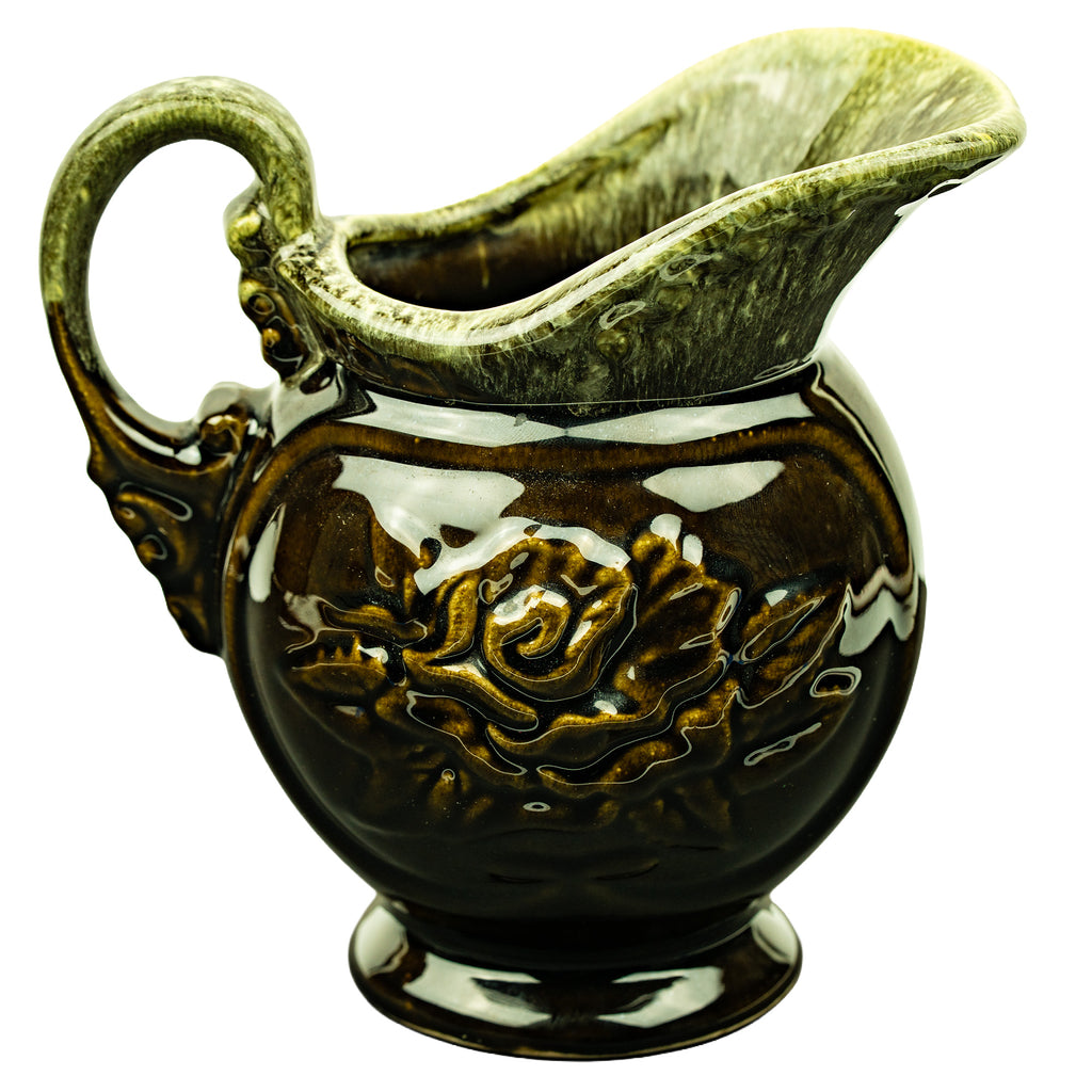 Ceramic Pitcher - Hull Pottery Rose Glaze