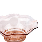 Jeannette Glass Serving Bowl - Ruffled Pedestal Design