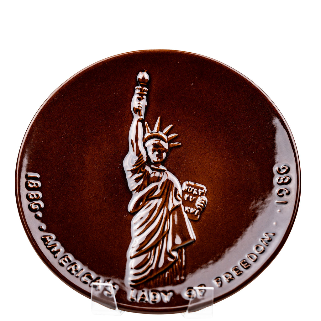 Frankoma Liberty Centennial Wall Plate - 1986 Commemorative