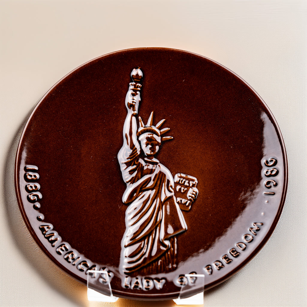 Frankoma Liberty Centennial Wall Plate - 1986 Commemorative