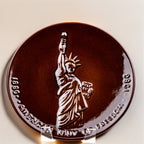 Frankoma Liberty Centennial Wall Plate - 1986 Commemorative