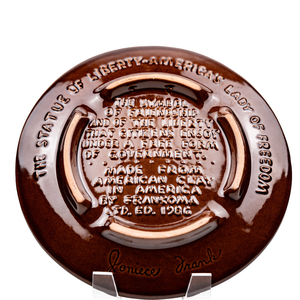 Frankoma Liberty Centennial Wall Plate - 1986 Commemorative