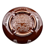 Frankoma Liberty Centennial Wall Plate - 1986 Commemorative