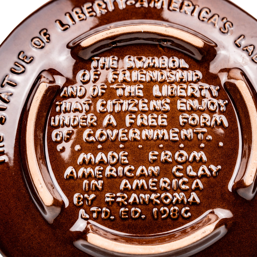 Frankoma Liberty Centennial Wall Plate - 1986 Commemorative
