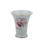Schumann Arzberg Trumpet Vase - Pink Rose & Gilt