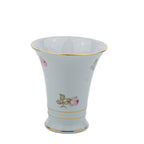 Schumann Arzberg Trumpet Vase - Pink Rose & Gilt