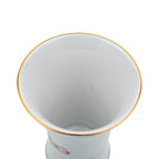 Schumann Arzberg Trumpet Vase - Pink Rose & Gilt