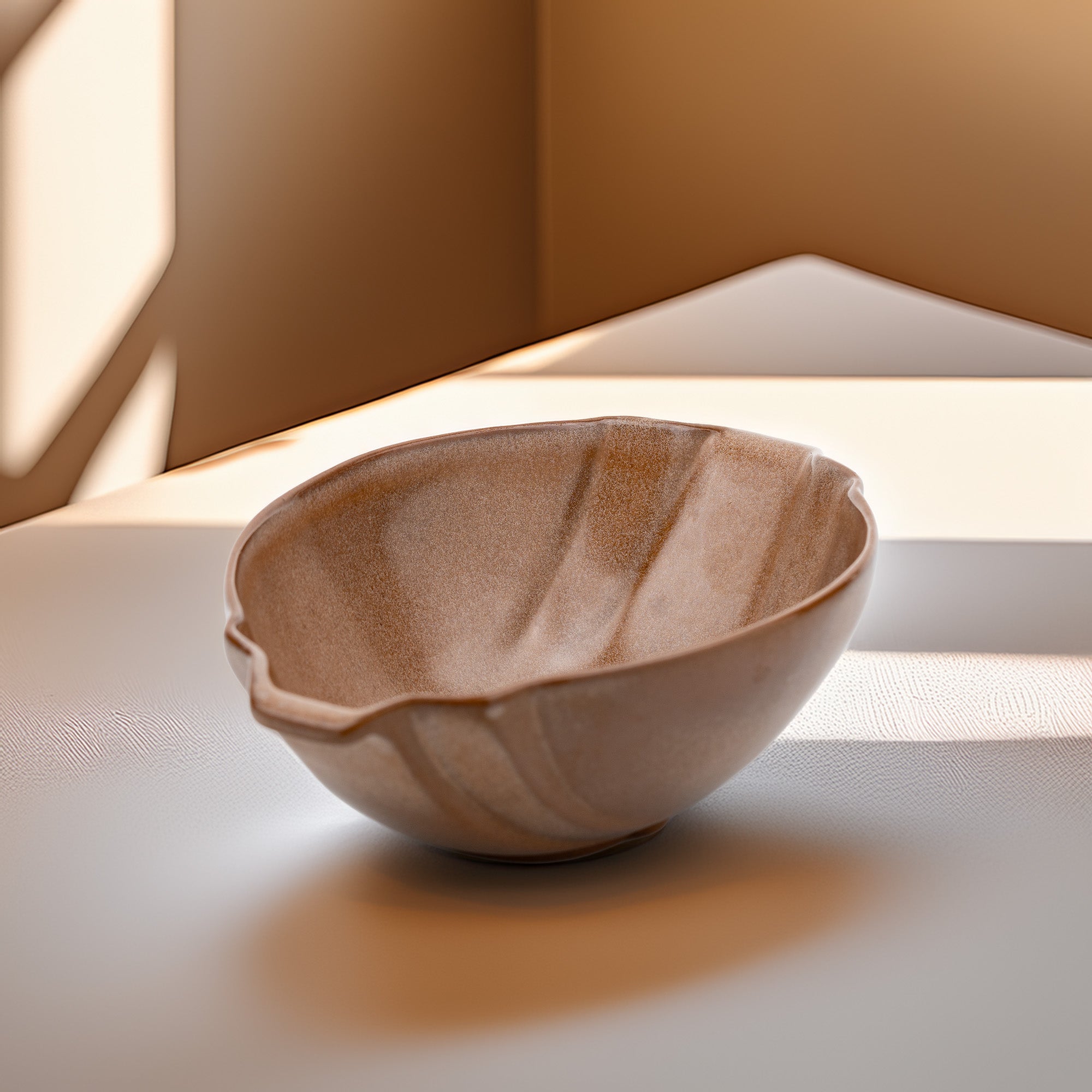Frankoma 201 Handled Serving Bowl - Plainsman Brown