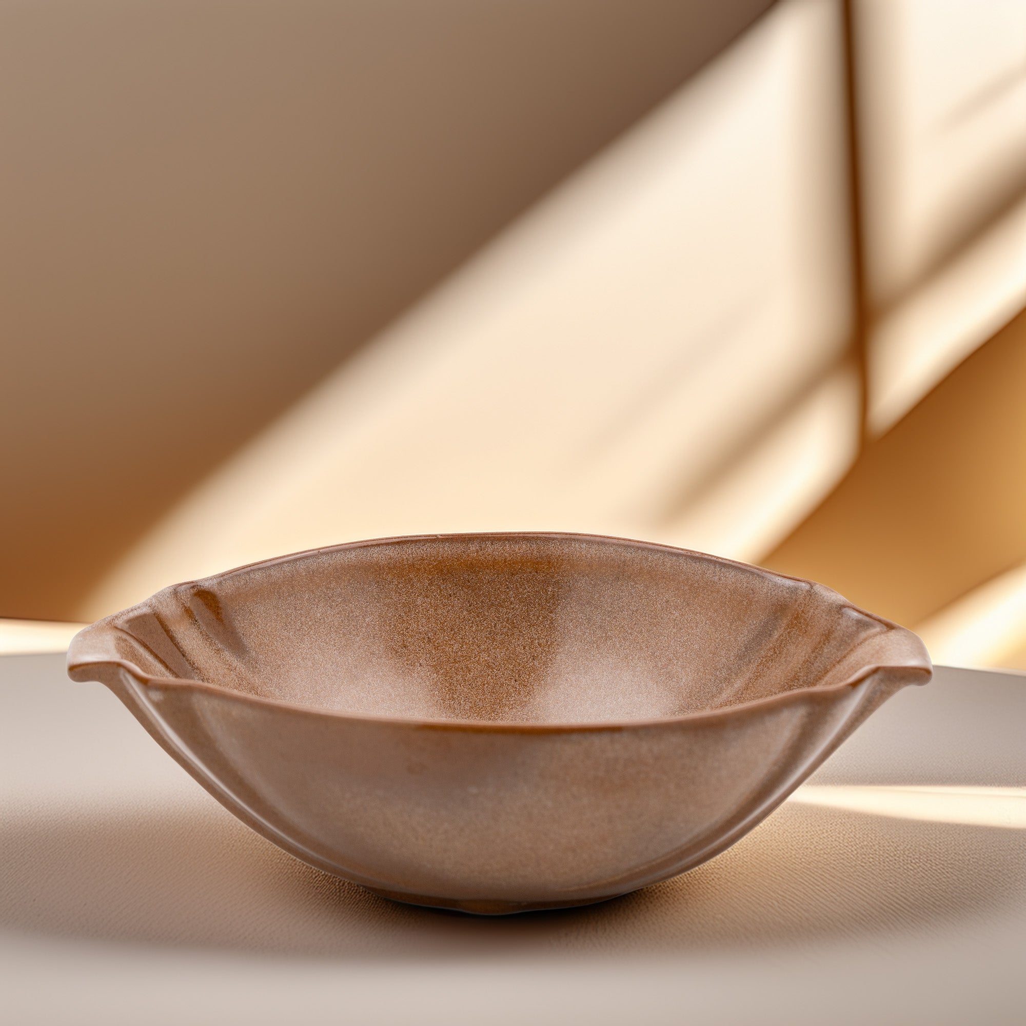 Frankoma 201 Handled Serving Bowl - Plainsman Brown