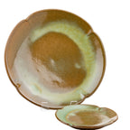 Frankoma Plainsman 5F Plate Set - Scalloped Earth-Toned Pair