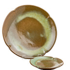 Frankoma Plainsman 5F Plate Set - Scalloped Earth-Toned Pair
